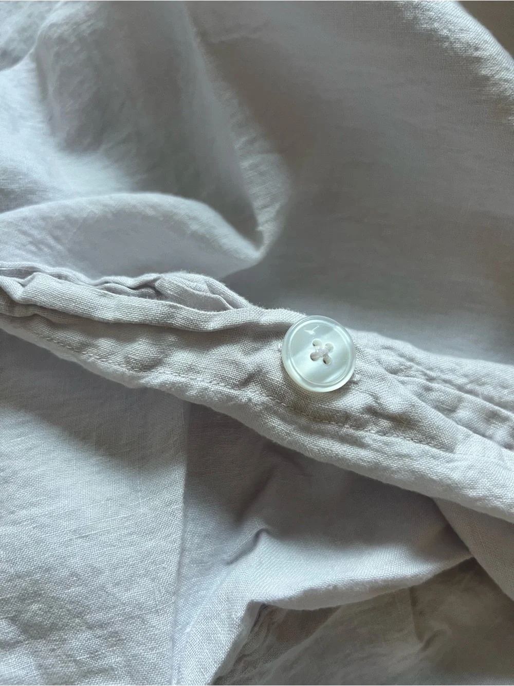 Brooklinen Linen Duvet SET King/Cali King with 2 Pillowcases Haze OG Colorway